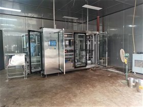 浙江某食品公司-江蘇萬(wàn)創(chuàng)滅菌科技-高溫蒸汽瞬時(shí)粉末滅菌設(shè)備安裝現(xiàn)場(chǎng)！